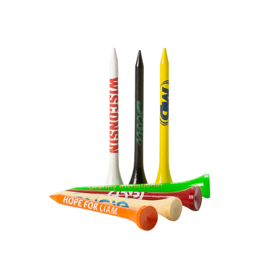 2-3/4" (7cm) Pride Premium Golf Tees – Mit Text oder Logo