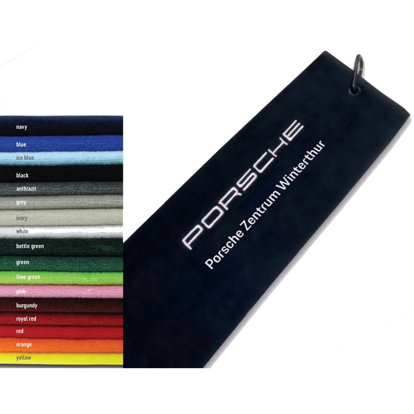 MFY Trifold Schlägertuch – bestickt mit Ihrem Logo!