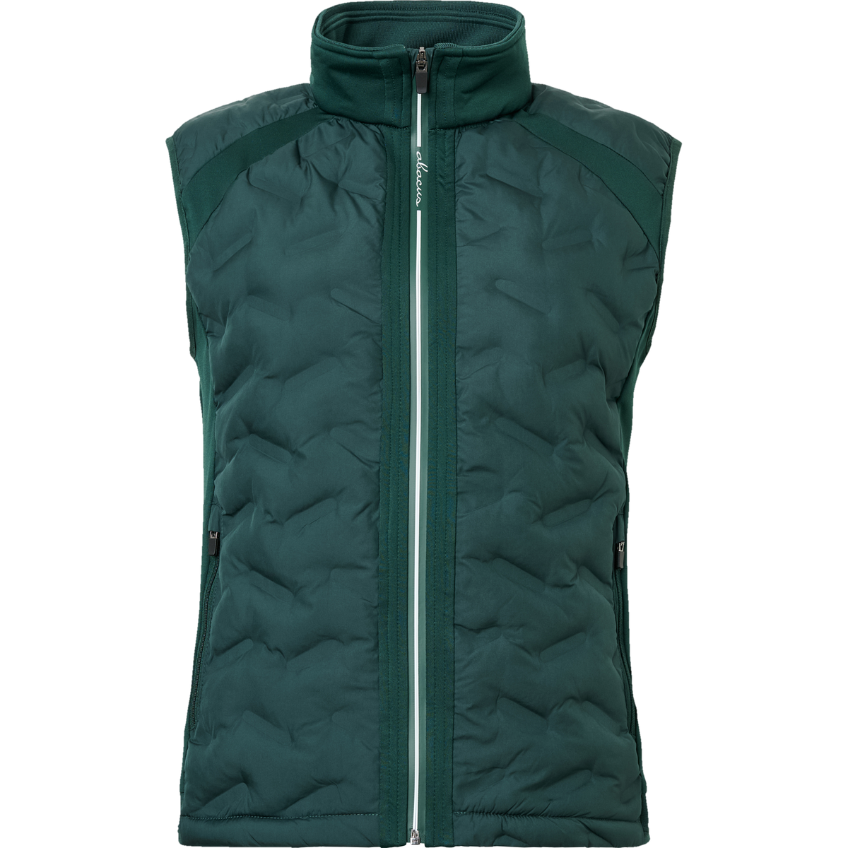abacus Damen Portrush Hybrid-Weste in Course Green, Vorderansicht