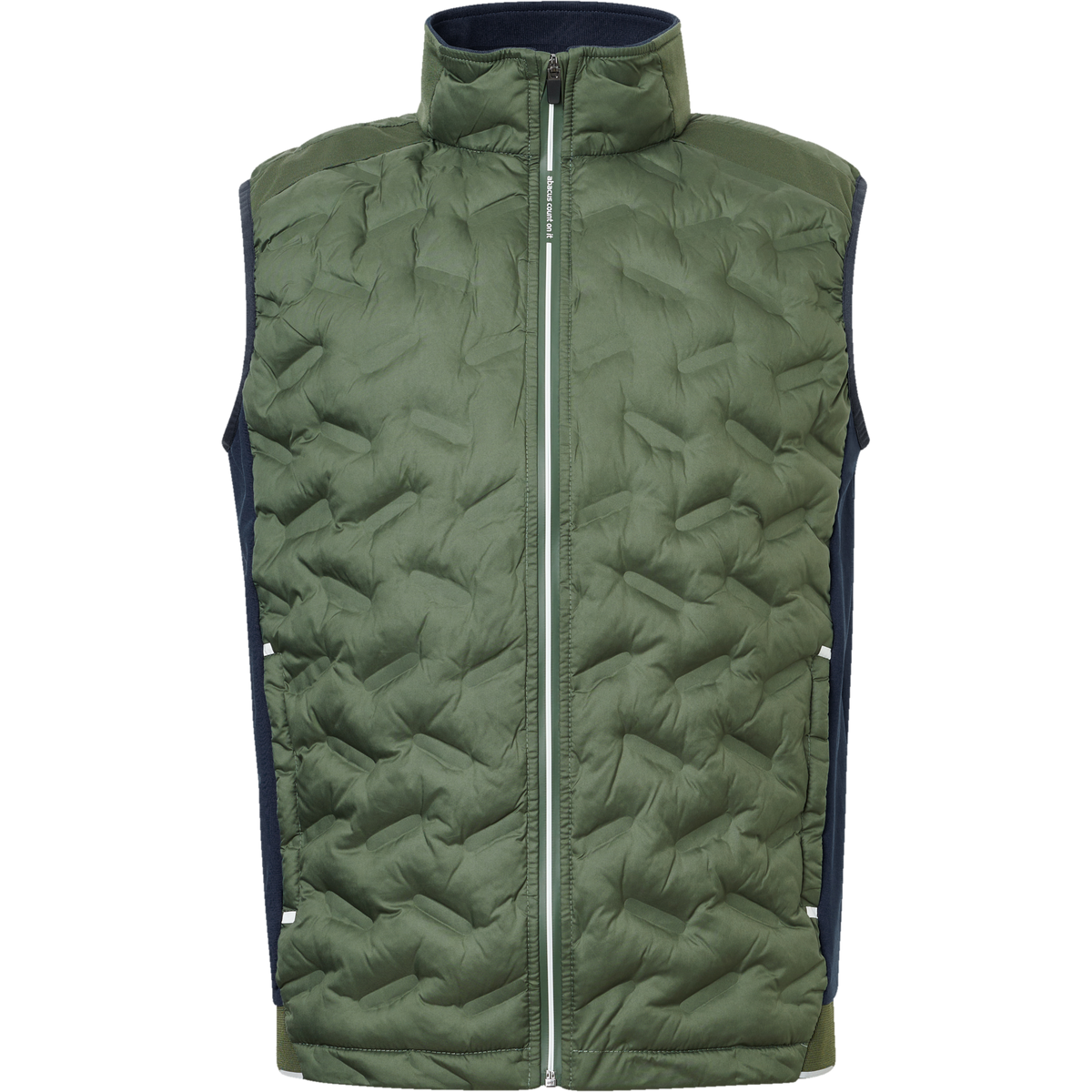 abacus Herren Portrush Hybrid-Weste in Forest, Vorderansicht